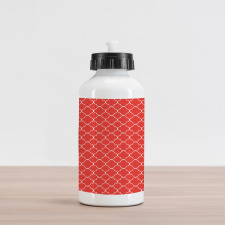 Royal Quatrefoil Motif Aluminum Water Bottle