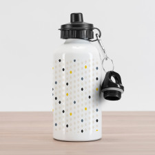 Polka Dots Geometric Aluminum Water Bottle