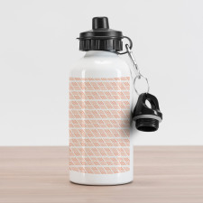 Abstract Stripes and Bars Aluminum Water Bottle