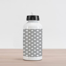 Artwork with Big Stars Aluminum Water Bottle