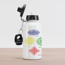 Colorful Chakra Aluminum Water Bottle