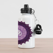 Letter Chakra Aluminum Water Bottle