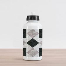 Marble Effect Aluminum Water Bottle