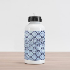 Retro Marble Mosaic Aluminum Water Bottle