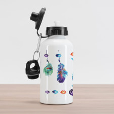 Feather Hippie Aluminum Water Bottle