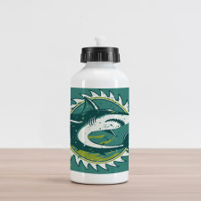 Shark Hunter Marine Art Aluminum Water Bottle