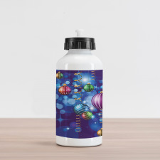 Happy New Year Party Aluminum Water Bottle