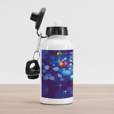 Happy New Year Party Aluminum Water Bottle