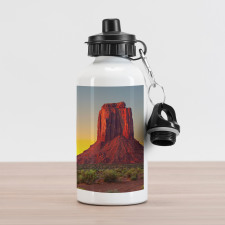 Sunset at Valley Nature Aluminum Water Bottle