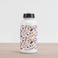 Peacock Feathers Design Aluminum Water Bottle