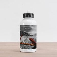 Rusty Vintage Beach Aluminum Water Bottle