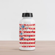 Star and Stripes Aluminum Water Bottle