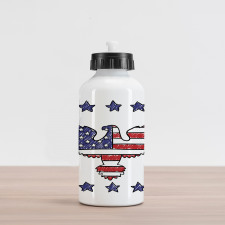 Patriotic Eagle Aluminum Water Bottle