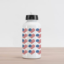 Flag Patriot Aluminum Water Bottle