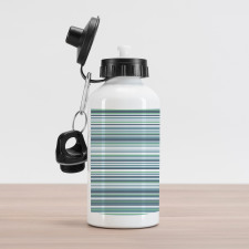 Abstract Narrow Band Aluminum Water Bottle