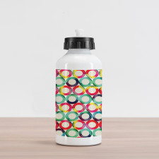 Retro Spots Aluminum Water Bottle