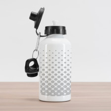 Spiraling Dots Aluminum Water Bottle