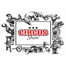 Circus Show Magician Aluminum Water Bottle