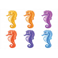 Happy Baby Seahorses Art Aluminum Water Bottle