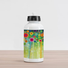 Abstract Art Dandelion Aluminum Water Bottle