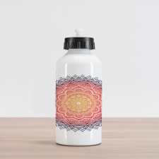 Mandala Orient Heart Aluminum Water Bottle