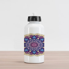 Floral Ornament Nature Aluminum Water Bottle