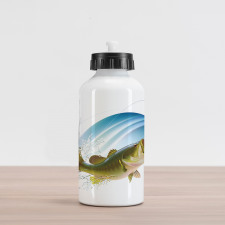 Wild Life in Nature Theme Aluminum Water Bottle