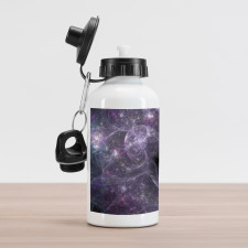 Space Cosmos Hearts Aluminum Water Bottle