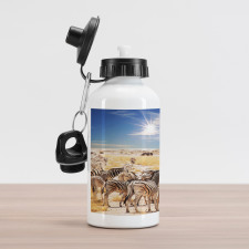 Africa Safari Park Aluminum Water Bottle