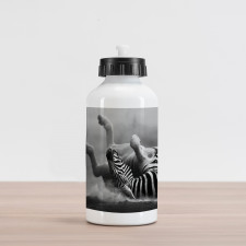 Savage Zebra Striped Aluminum Water Bottle