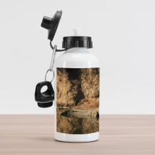 Crocodile Hunt in Wild Aluminum Water Bottle