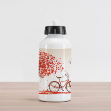 Heart Tree Bike Aluminum Water Bottle