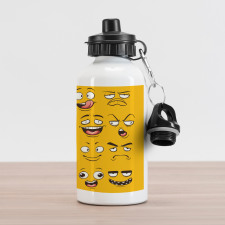 Hot Happy Love Sarcastic Aluminum Water Bottle