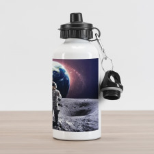 Brace Astronaut Cosmos Aluminum Water Bottle