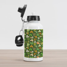 Lucky Clover Aluminum Water Bottle