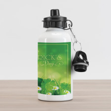 Lucky Shamrock Aluminum Water Bottle