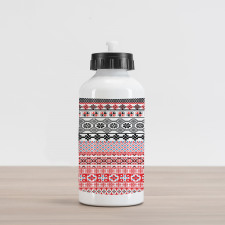 Aztec Pattern Aluminum Water Bottle