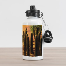 Sunset in Wild Desert Aluminum Water Bottle
