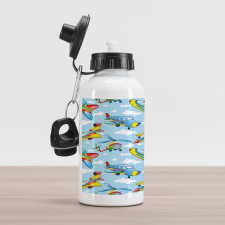 Planes and Helicopters Aluminum Water Bottle