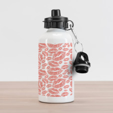 Hot Retro Lady Lips Aluminum Water Bottle