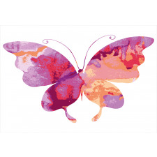 Butterfly with Wings Aluminum Water Bottle