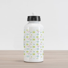 Geometric Aluminum Water Bottle