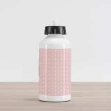 Vintage Damask Home Aluminum Water Bottle