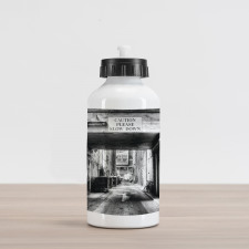 Old Fashion Urban District Aluminum Water Bottle