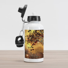 Tree Earthy Color Tones Aluminum Water Bottle