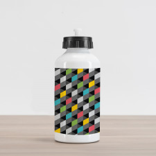 Abstract Art Style Aluminum Water Bottle