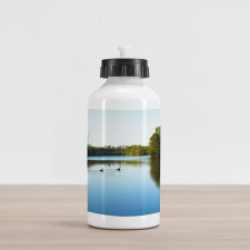 Small Town in Italy Aluminum Water Bottle