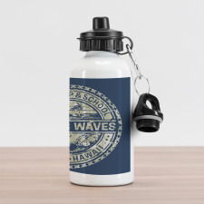 Pacific Waves Surf Camp Aluminum Water Bottle