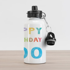 Vintage Birthday Aluminum Water Bottle