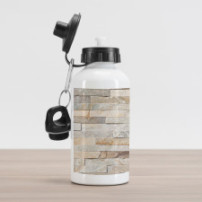 Brick Wall City Aluminum Water Bottle